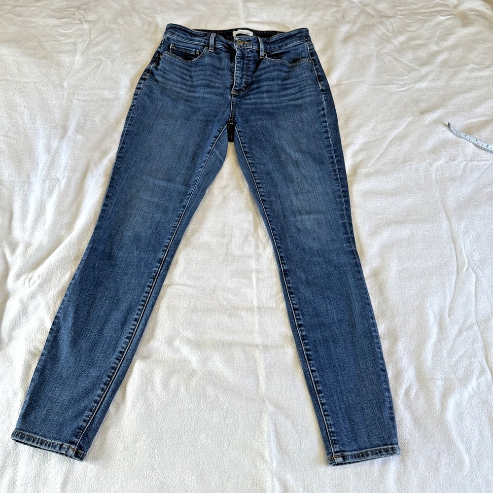 LOFT Made and loved Dark Wash Curvy Skinny Jeans Women's Size 28/ 6
